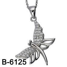 925 Sterling Silver Micro Setting Pendant (B-6125)